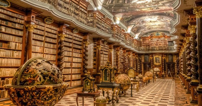 image from Czech Republic has the densest library network in the world. There is one library for every 1,971 Czech citizens, 4 times as many as the average European country, and 10 times the United States, which has one for every 19,583 people.