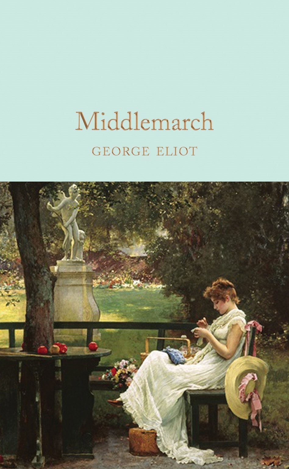 image from Considered as one of the greatest novels in English literature, Middlemarch by George Eliot created a rich portrait of all walks of life in a small early 19th-century English town. Novelist Virginia Woolf called it "one of the few English novels written for grown-up people".