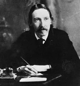 image from Robert Louis Stevenson was a Scottish author. His work has been often adapted to film and TV. The Strange Case of Dr. Jekyll and Mr. Hyde has been adapted over 100 times in stage and films productions. Treasure Island also has been adapted over 50 times in films and TV shows.